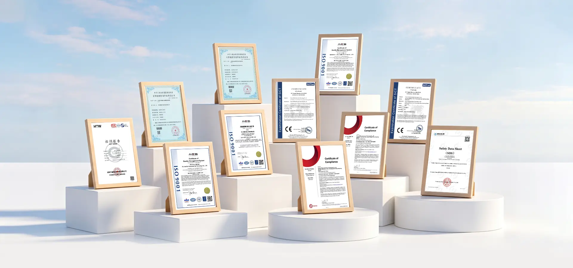 ISO 9001 & CE Certified Manufacturer in China
